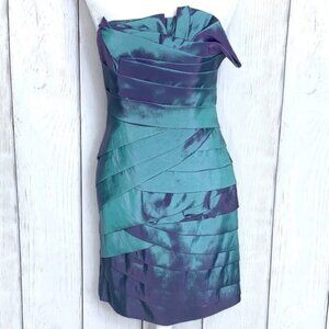 LM Collection Iridescent Blue Green Purple Dress.    Make Offer!